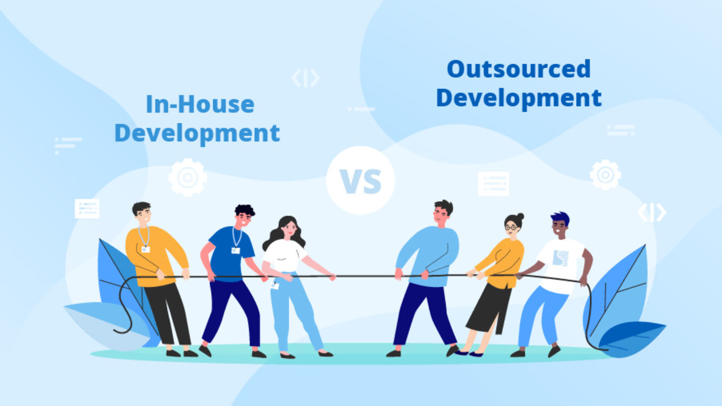 in house development vs outsourcing